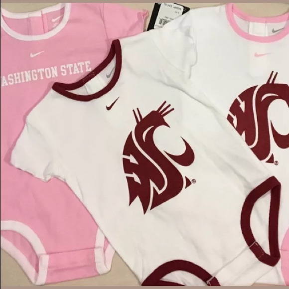 NIKE Washington State Cougars Team Baby Bodysuit - Picture 2 of 8